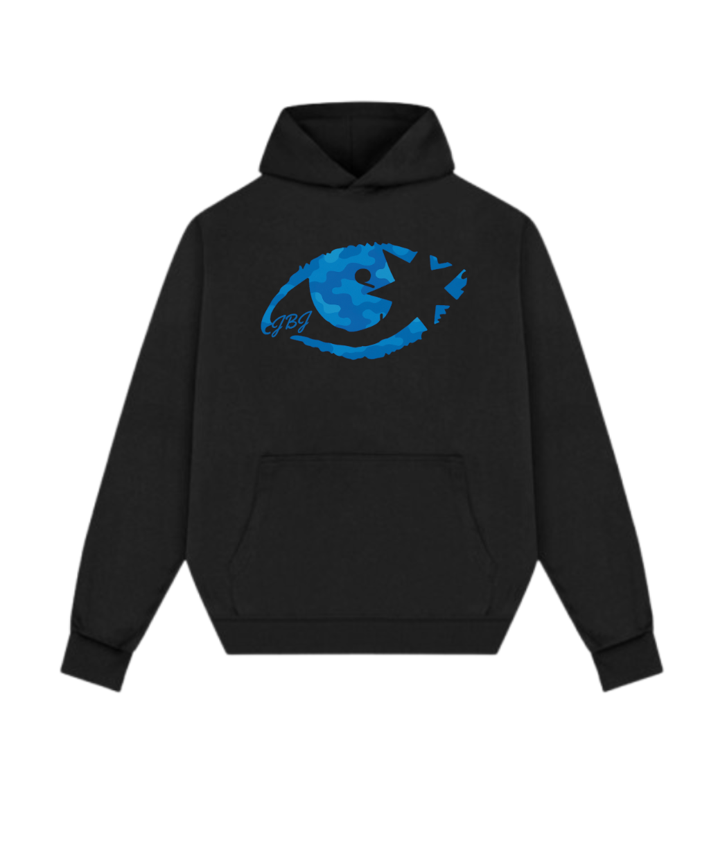 EYE HOODIE BLÅ CAMO